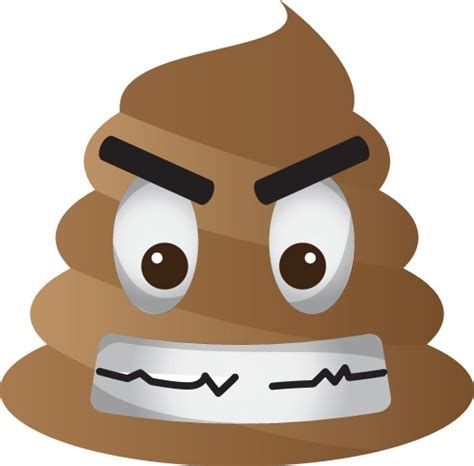 Angry Poo Emoji Vector Images Over 110