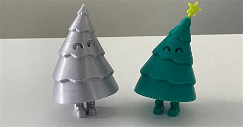 Cute Christmas tree with shoes (print in place) by CalebTimoteo | Download free STL model ...