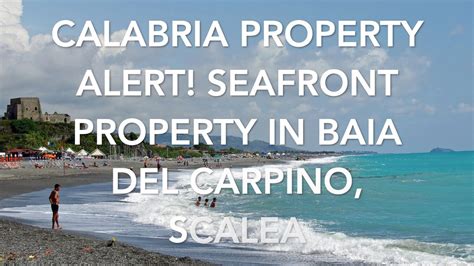 Calabria Property Alert Beautiful Seafront Property In Baia Del