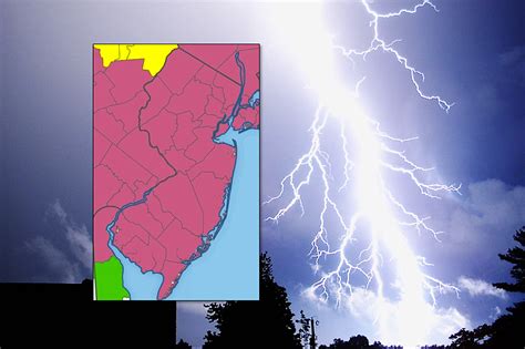 Severe Thunderstorm Watch For All Of Nj Through Tuesday Evening