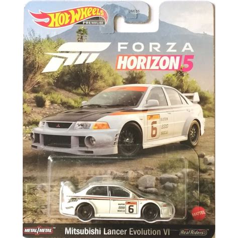 Hot Wheels Premium Forza Horizon Mitsubishi Lancer Evolution Vi Shopee Malaysia
