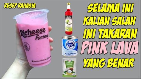 Pink Lava Richeese Resep Hanya Bahan Belajar Masak Simply Recipes