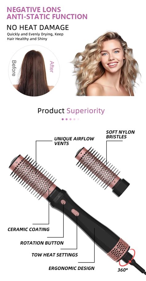 Detachable In Multifunctional Volumizer Hot Air Styler