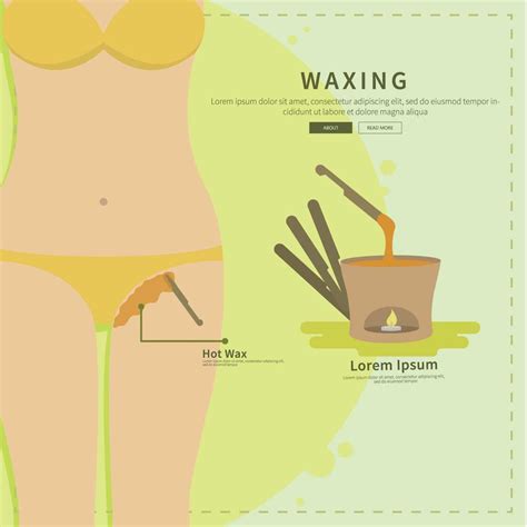 Waxing Bikini Line Illustration Vector Art At Vecteezy