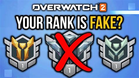 Overwatch 2 Competitive 20 Fake Rank Problem Youtube