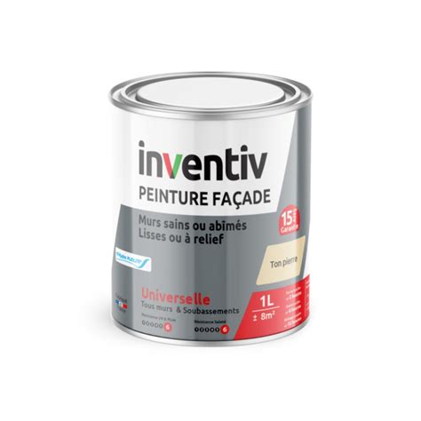 Peinture façade à base de résine Hydro Pliolite ton pierre 1L