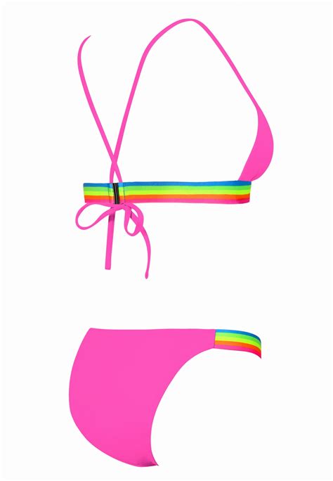 Kostium K Pielowy Dwucz Ciowy Bikini W R Owym Kolorze Sklepmiss Lou