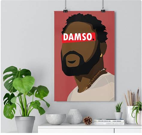 Damso Poster Rapper Damso Illustration Design Aesthetic Design