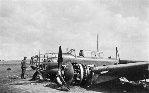 Asisbiz French Airforce Bloch Mb Belly Landed Battle Of France