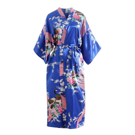 Babysbule Pajamas For Women Plus Size Women Print Kimono Dressing Gown Bath Robe Lingerie