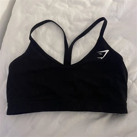 Black Gymshark Sports Bra 🖤 Size Small Depop