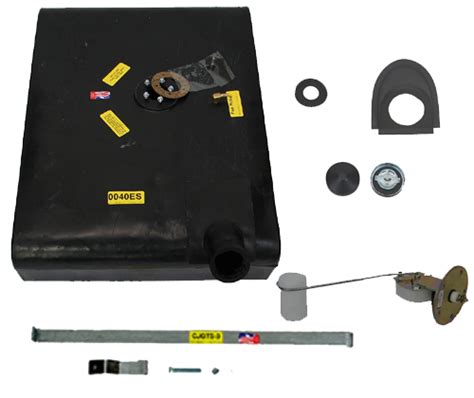 Jeep Cj Cj2a Cj3a Cj3b New Plastic Gasfuel Tank Driver Side Complete Installation Kit 1945 1946