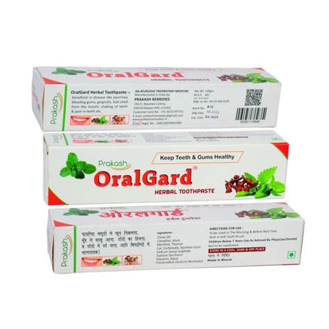 Oralgard Herbal Toothpaste For Teeth Cleaning At Best Price In Faridabad Prakash Remedies