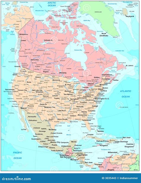 Kaart Van Amerika