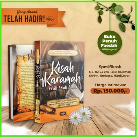 Jual Kisah Karamah Wali Wali Allah 100 Kisah Keteladanan Orang Shalih