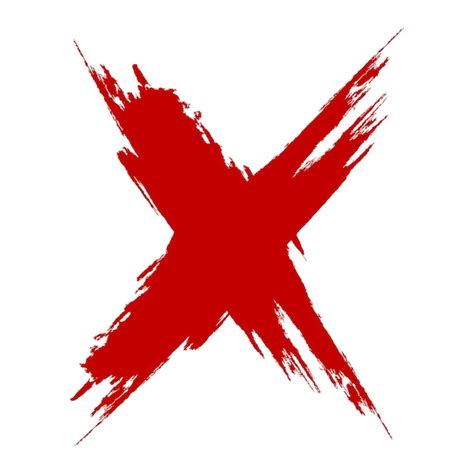 Premium Vector Xgrunge Letter X Vector Cross Sign Hand Drawn X