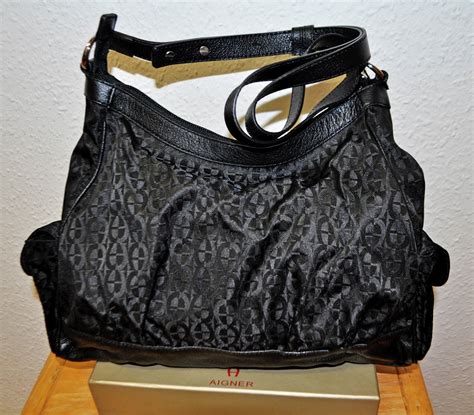 uRkologNextshop: SOLD OUT....Aigner Shoulder Bag Black