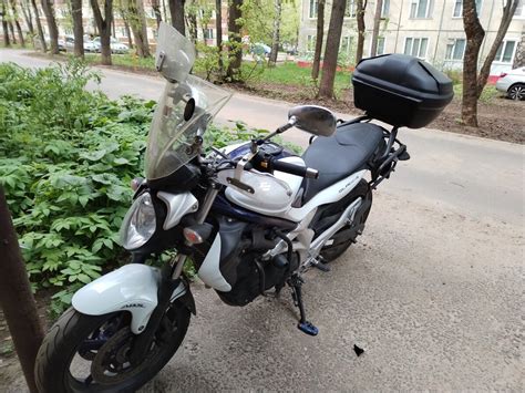 Купить б у Suzuki SFV Gladius инжектор передач в Дмитрове белый naked bike года на