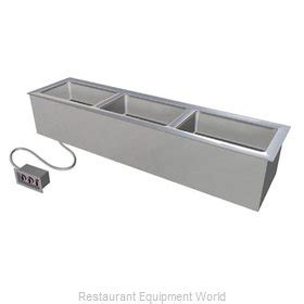 Duke ADI 3E Hot Food Well Unit Drop In Electric Three Pan Drop In Hot Food Well