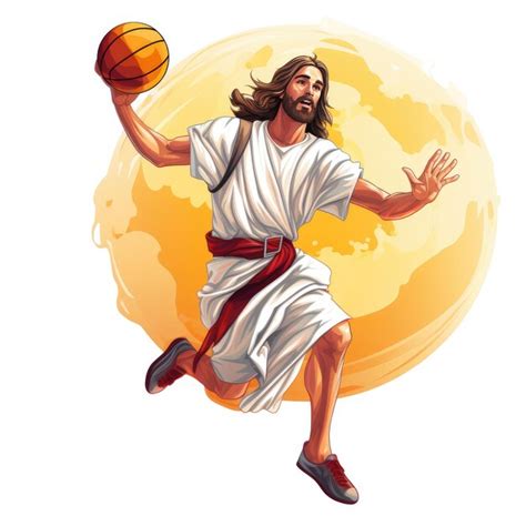 Jesus Playing Basketball Images - Free Download on Freepik