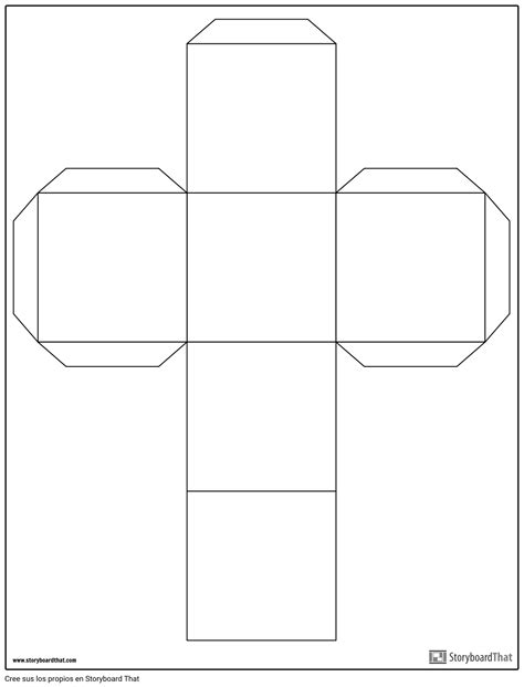 Molde De Cubo Para Imprimir - RETOEDU
