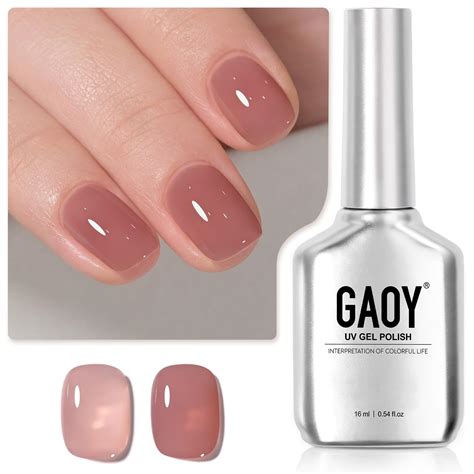 Amazon GAOY Jelly Nude Pink Gel Nail Polish Ml Sheer
