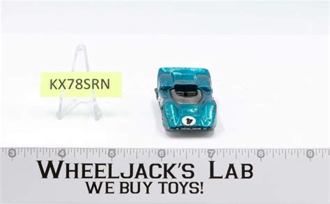 McLaren M6A Aqua 1969 Redline Hot Wheels Mattel Vintage Red Line RL Wheeljack S Lab