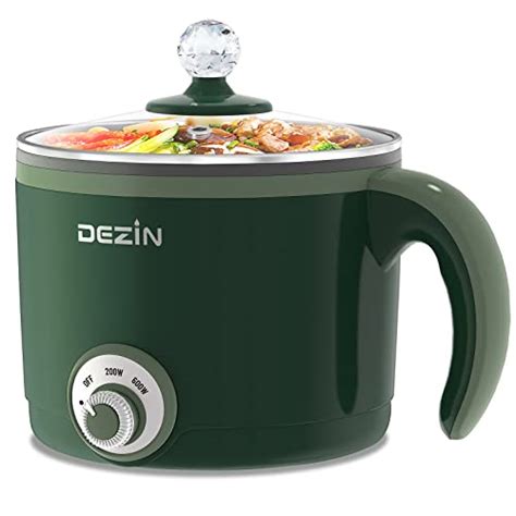 Dezin Hot Pot Electric 1 5L Rapid Noodles Cooker Non Stick Electric Pot Perfect For Ramen Egg