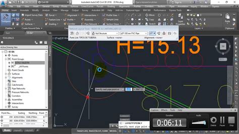 Autocad Civil 3d 2016 Redes De Alcantarillado Parte 6 Youtube