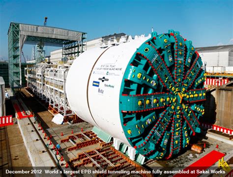 Worlds Largest EPB Shield Tunneling Machine Building Underground