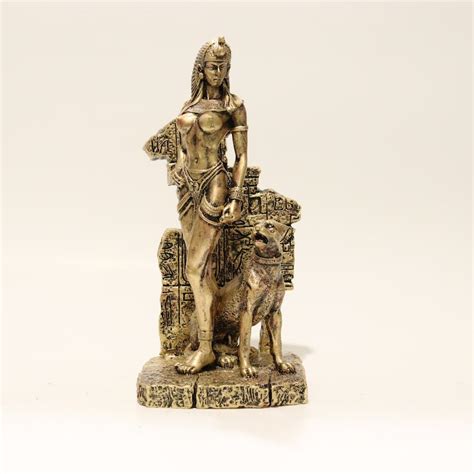 Naked Queen Cleopatra And Her Big Cat Egpht Egyptian Mythology Etsy