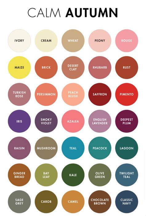 Soft Autumn Color Palette For Fashion