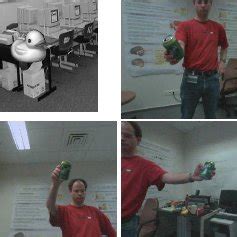 a) Results of position and size estimation RMS error for 4 scenarios ...