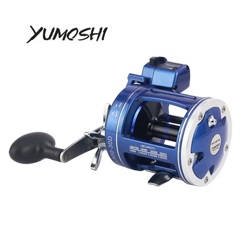 Carrete de Pesca YUMOSHI 5,2/ACL600 50D/AC60 30D tambor azul ACL600 30D ...