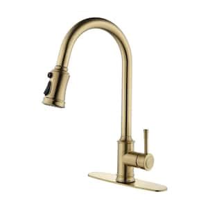 Matrix Decor Single Handle Touch Pull Down Sprayer Kitchen Faucet With