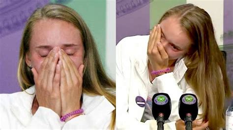 Elena Rybakina Breaks Down In Tears In The Interview