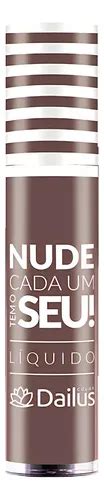 Lápiz labial líquido Dailus Nude cada uno tiene 16 vinilos de color gris MercadoLibre