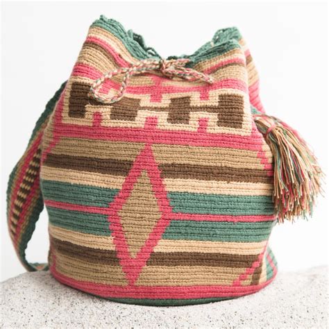 Guajira Mochila Bag Wayuu Tribe Handmade Wayuu Mochilas Boho Bags