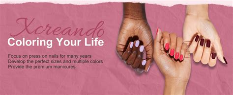 Amazon Hot Pink Press On Nails Almond Shaped Nails Press Ons Neon Medium Fake Nails Short