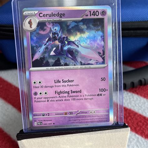 Pok Mon Tcg Ceruledge Scarlet Violet Paldea Evolved Holo