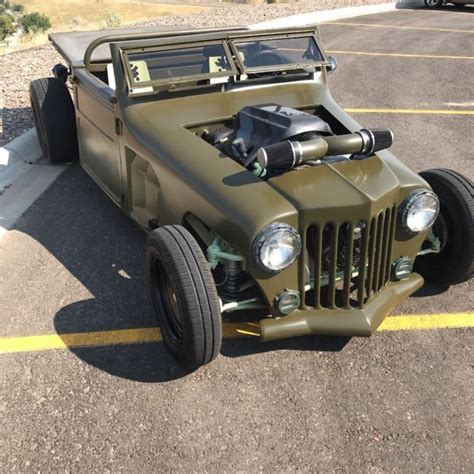 1952 willys Jeep hot rod rat rod custom