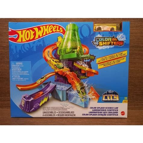 Pista Hot Wheels Color Splash Sciene Lab Mattel Shopee Brasil