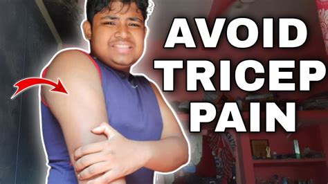 3 Tips To Avoid Tricep Pain || Tricep Pain After Workout ...