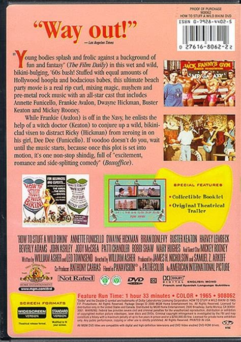 How To Stuff A Wild Bikini DVD 1965 DVD Empire