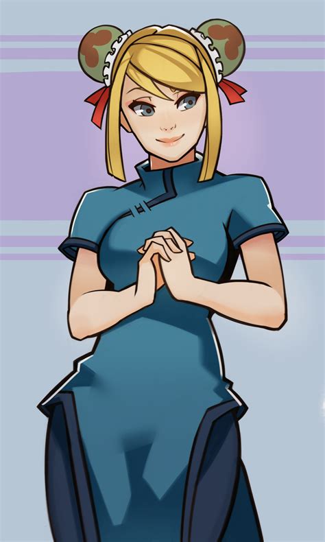 Safebooru 1girl Adapted Costume Alternate Hairstyle Blonde Hair Blue Eyes Breasts Bun Cover