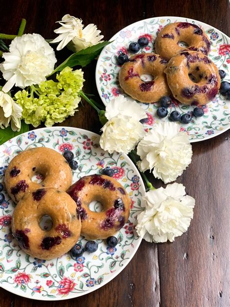 Baked Blueberry Donuts - Vivacious Gourmet