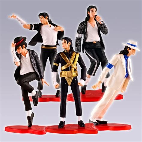 Hot Sale Pcs Set New American Anime Figure Pvc Doll Toys Mj Michael Jackson Style Performance