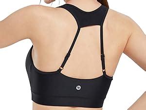 Amazon Baleaf Women S Swim Bra Tops Modest High Neck Push Up Crop Tank Bikini Top Athletic