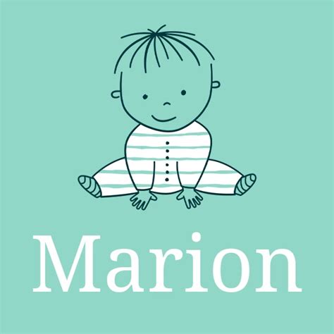 Marion: Name Meaning, Origin, Popularity