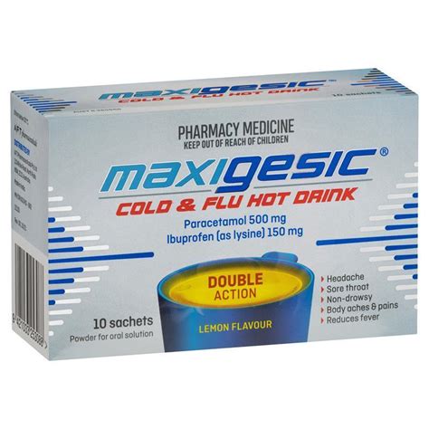 Buy Maxigesic Cold Flu Hot Drink Sachets Online At Chemist Warehouse